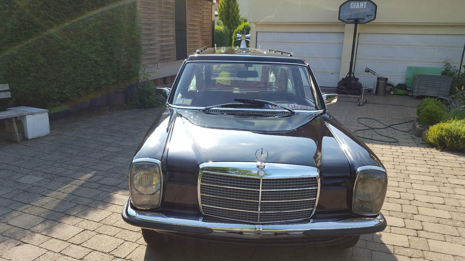 1976 Funeral Coach Mercedes Benz Hearse [w115] /8 200 diesel for sale