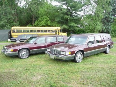 1992 Cadillac Fleetwoods S&amp;S Limo and Hearse for sale