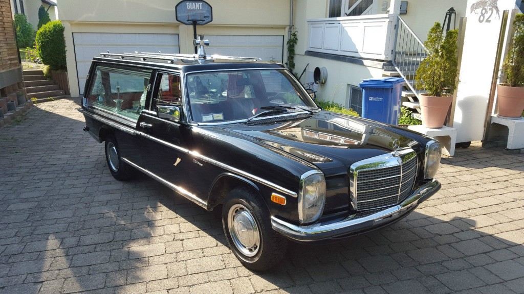 1976 Mercedes Benz 200 Series Funeral Coach Hearse W115