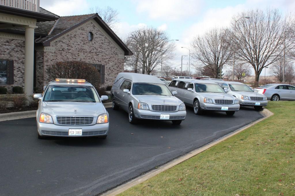 Cadillac Professional Funeral Flower Car, Hearse and (2) 9 Passenger Limousines