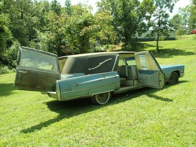 1967 Cadillac Fleetwood Hearse Ambulance Combination Barn Find