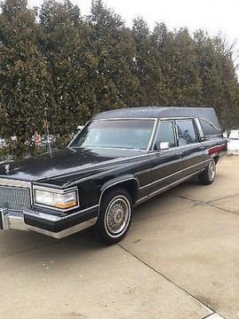 1991 Cadillac Fleetwood Hearse End Loader Built by Superior for sale