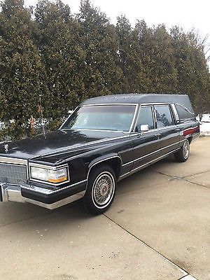 1991 Cadillac Fleetwood Hearse End Loader Built by Superior