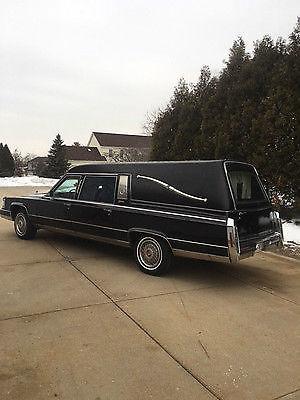 1991 Cadillac Fleetwood Hearse End Loader Built by Superior