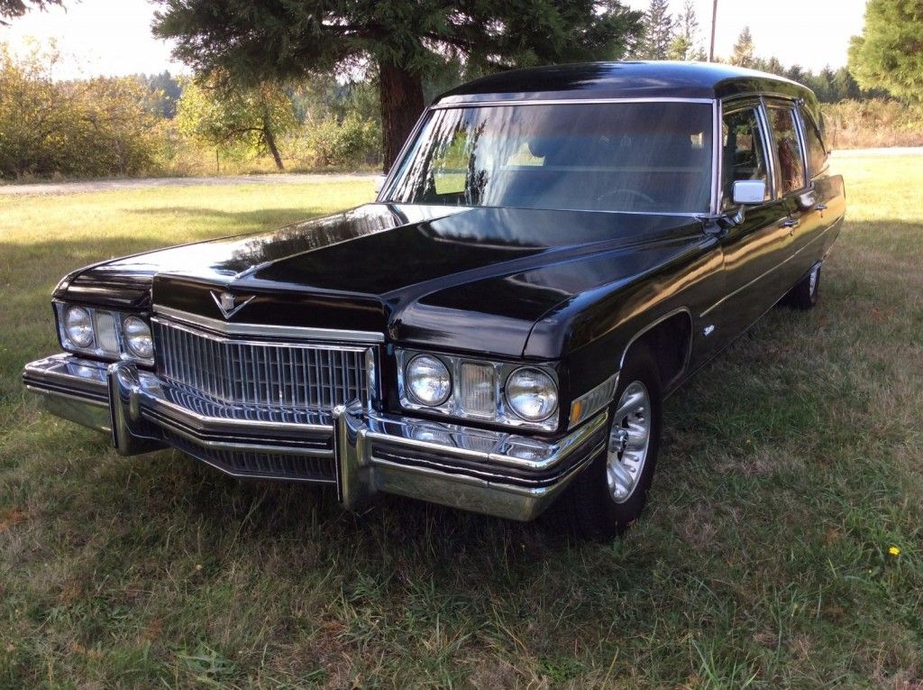 1973 Cadillac Awesome Miller Meteor Hearse