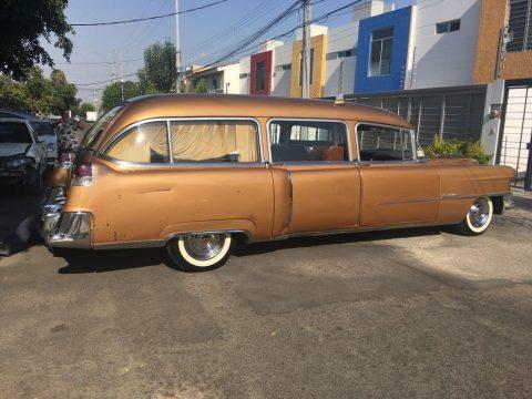 Coachbuild by A.J. Miller 1955 Cadillac Hearse for sale