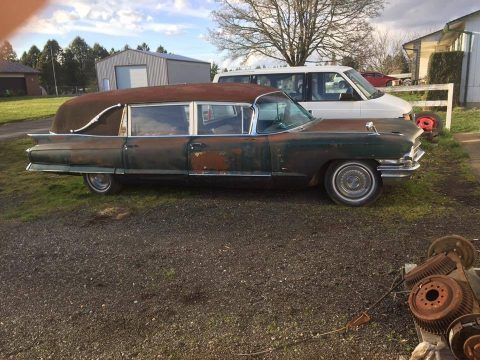 Needs work 1962 Cadillac hearse for sale