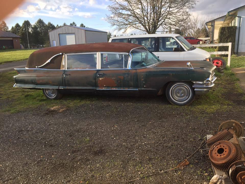 Needs work 1962 Cadillac hearse