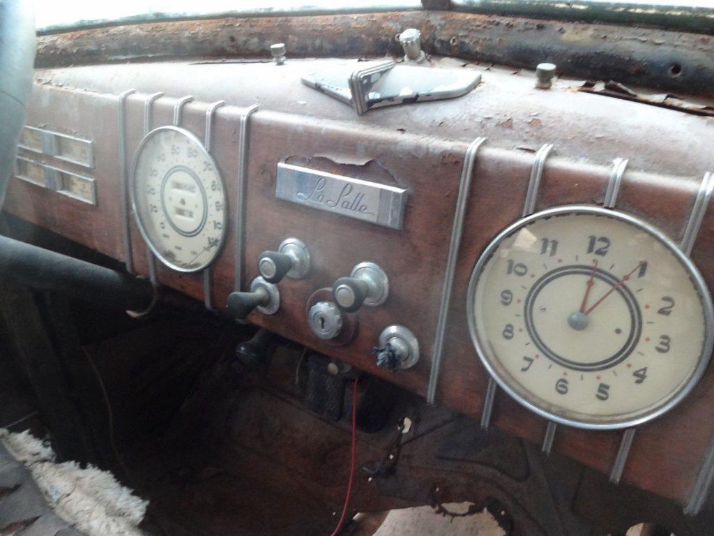 Original condition 1937 Lasalle Limousine Combination Hearse