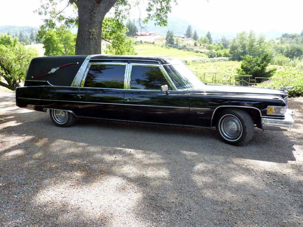 Custom 1975 Cadillac Hearse Converted to Limousine