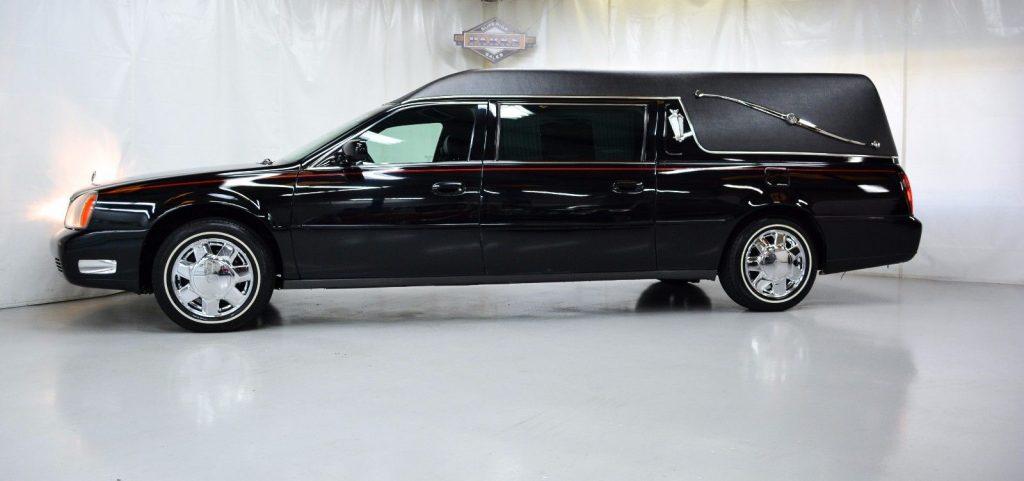 fully loaded 2000 Cadillac Deville Federal Coach hearse