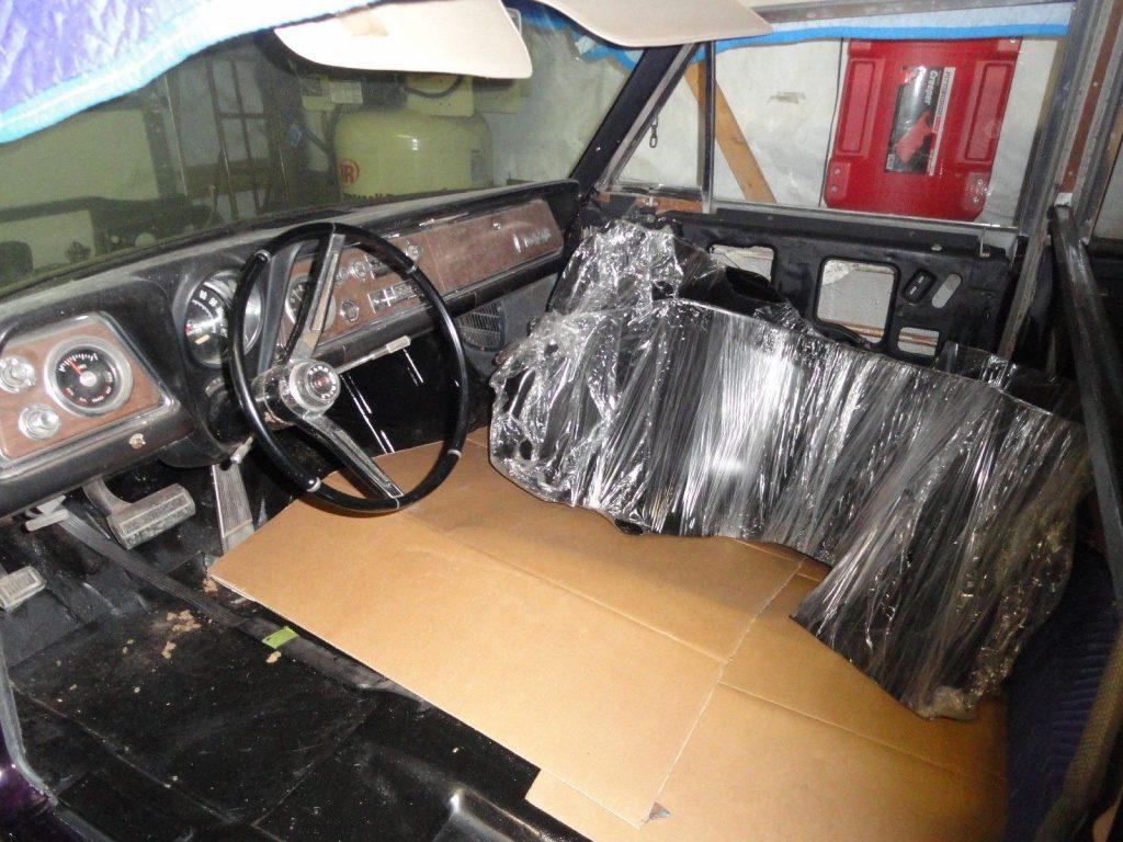 restoration in progress 1965 Oldsmobile Cotner-Bevington Hearse
