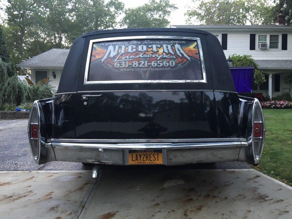 very clean 1968 Cadillac Miller-Meteor hearse