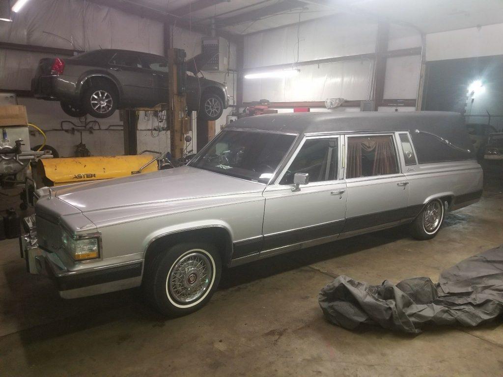 unique 1991 Cadillac Fleetwood brougham hearse