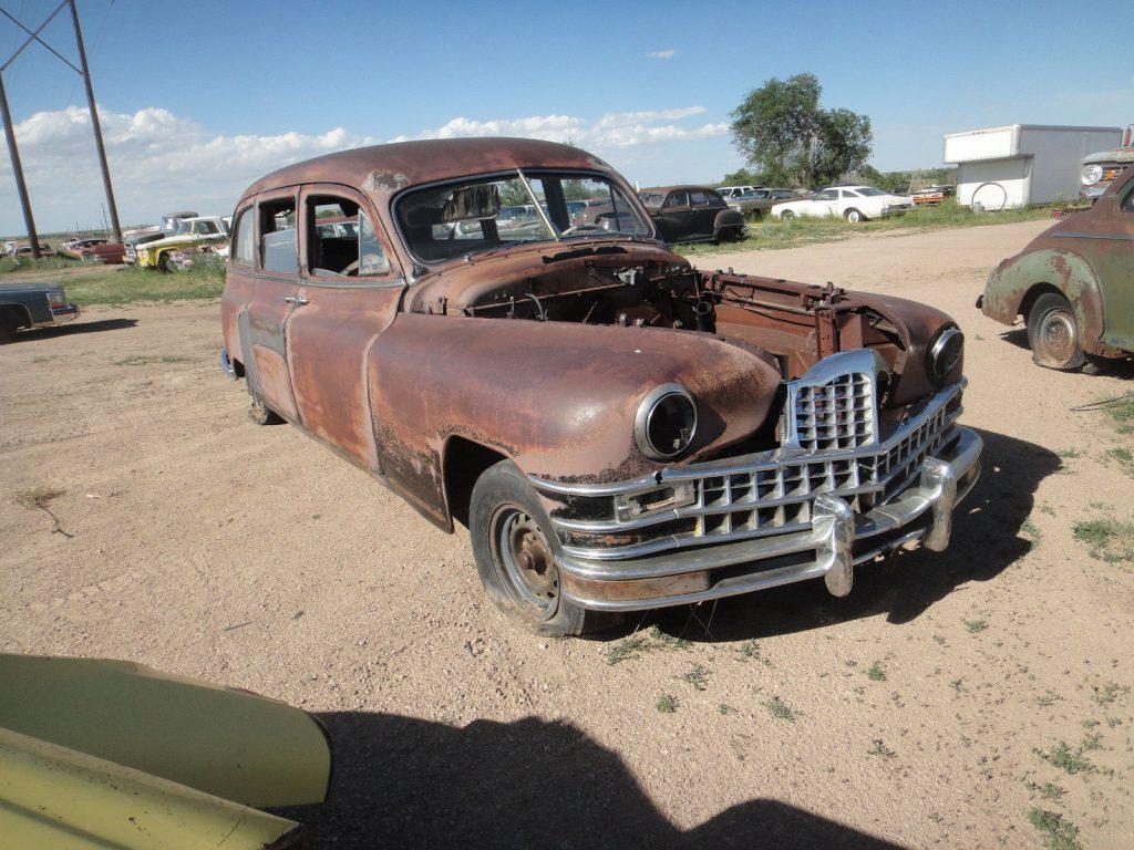 not running 1948 Packard 200 Henney hearse