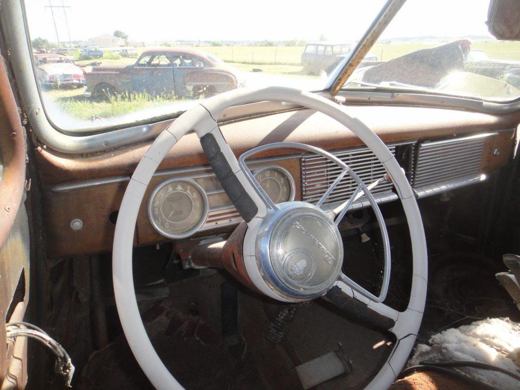 not running 1948 Packard 200 Henney hearse