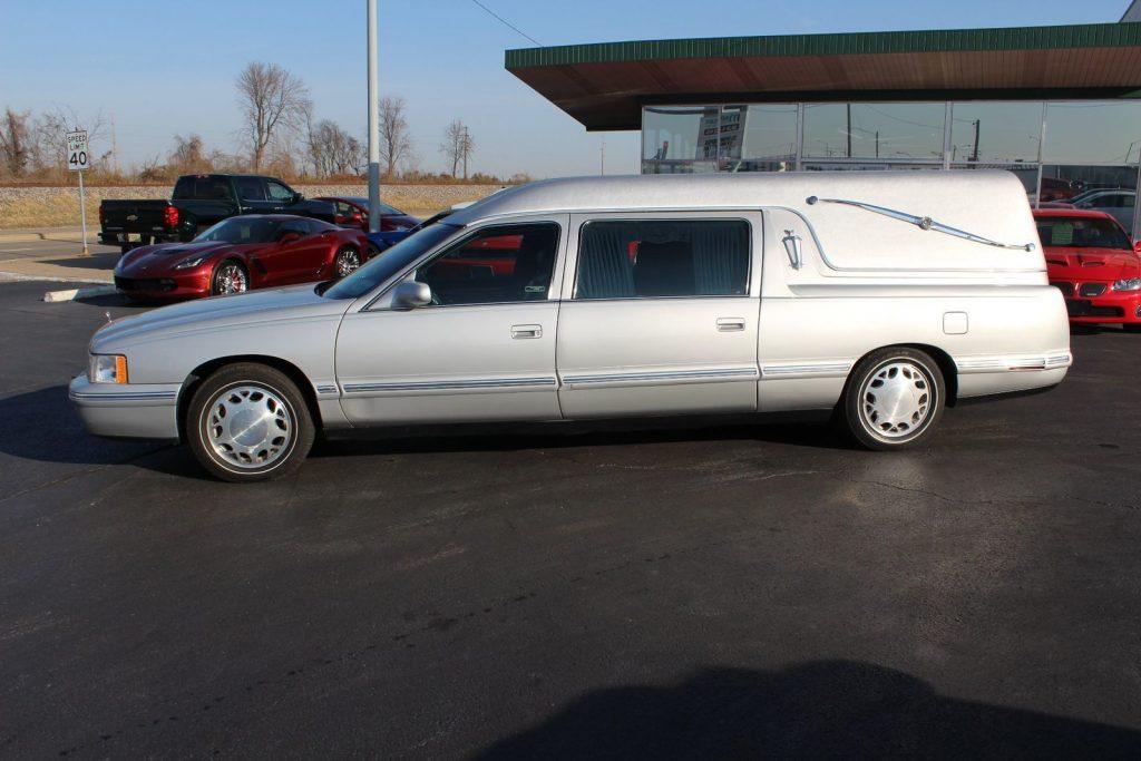 well maintained 1998 Cadillac Deville Federal Coach Hearse