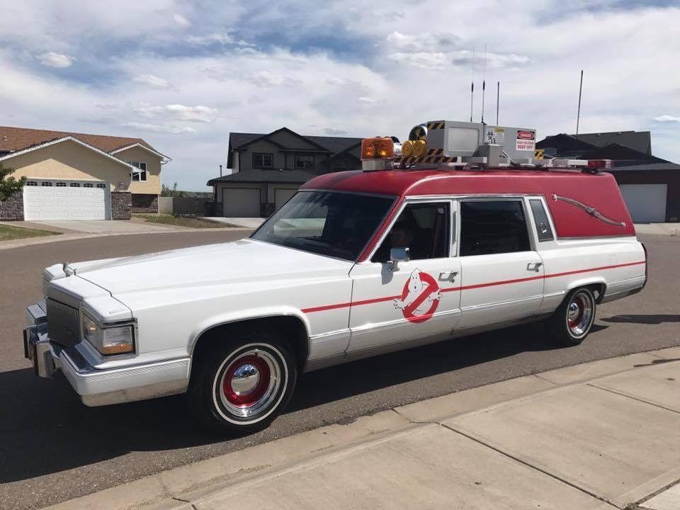 very clean 1992 Cadillac Ghostbusters Ecto 1 hearse