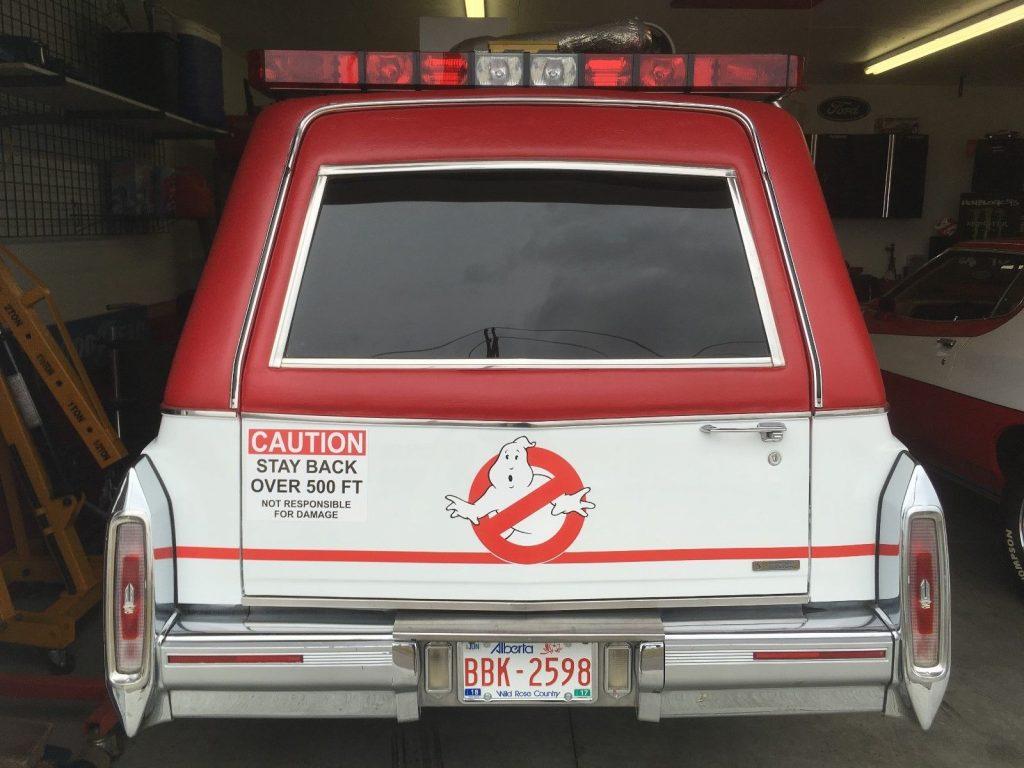 very clean 1992 Cadillac Ghostbusters Ecto 1 hearse