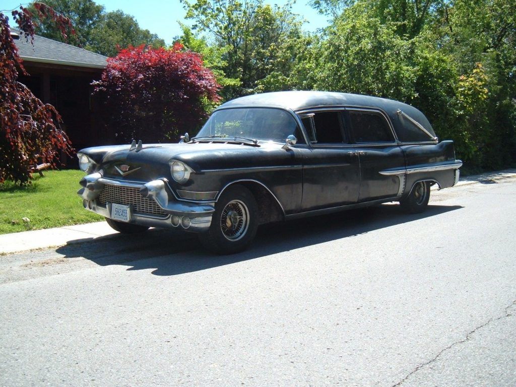 rare 1957 Cadillac eureka hearse