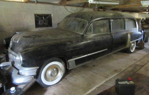 needs restoration 1949 Cadillac S&amp;S hearse for sale