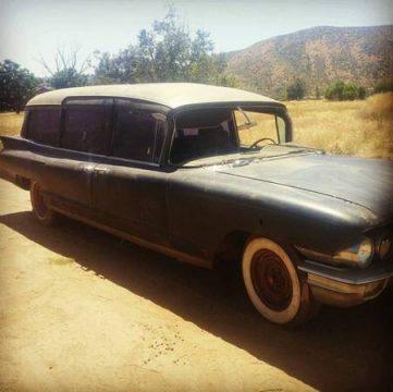 needs work 1962 Cadillac Miller Meteor hearse for sale