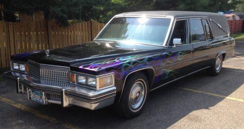 custom paint 1979 Cadillac S&amp;S Victoria Hearse for sale