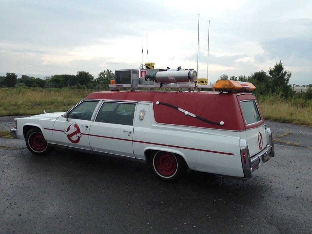ghost busters 1987 Cadillac Fleetwood Hearse