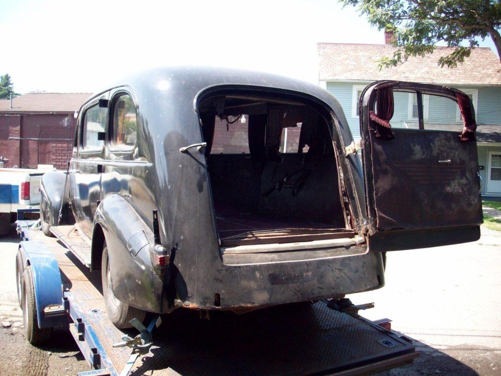 rare 1938 Buick Series 40 Superior hearse