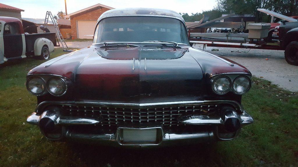 Super Solid 1958 Cadillac M&M Hearse