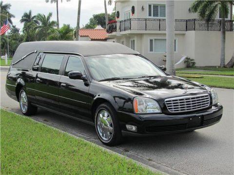 low miles 2004 Cadillac Deville Hearse for sale