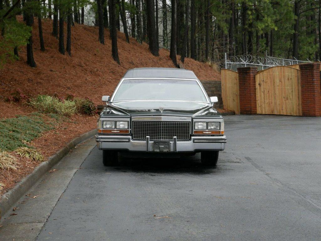 good shape 1987 Cadillac Brougham hearse