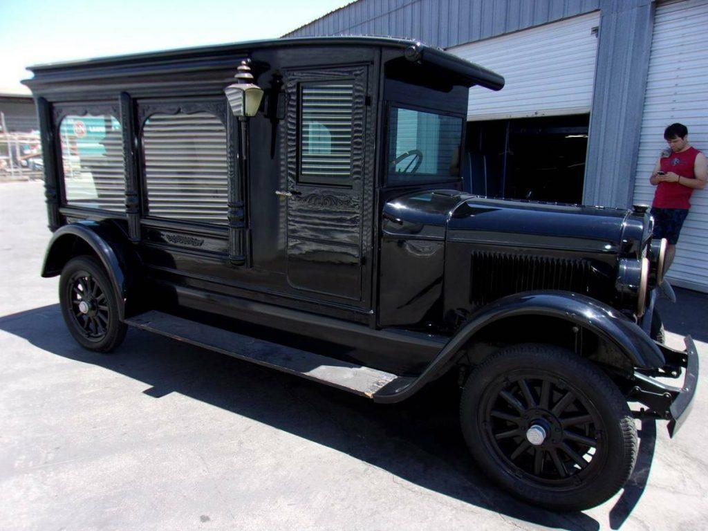 restored 1927 Dodge Pickup hearse
