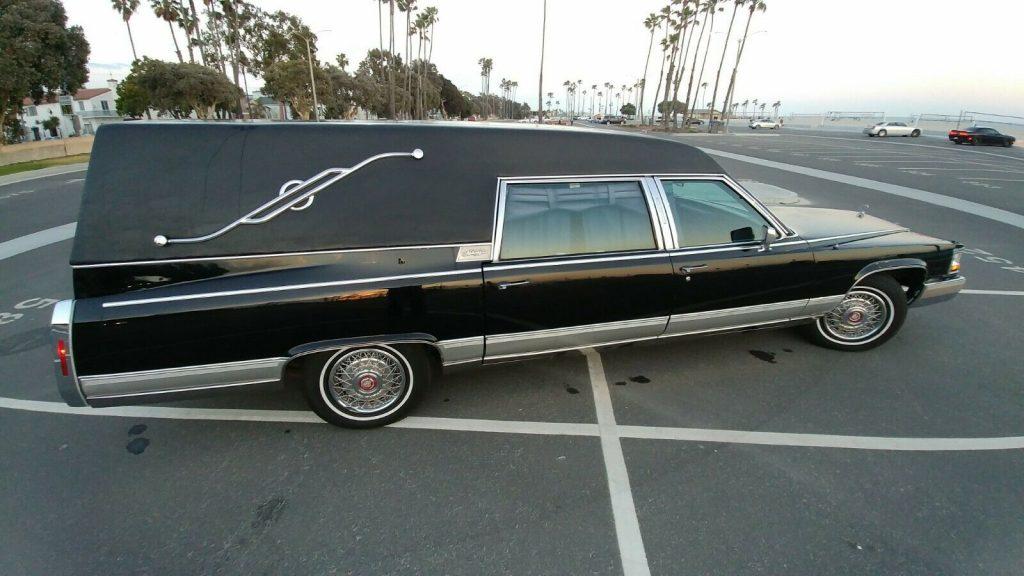 nice 1991 Cadillac Fleetwood hearse