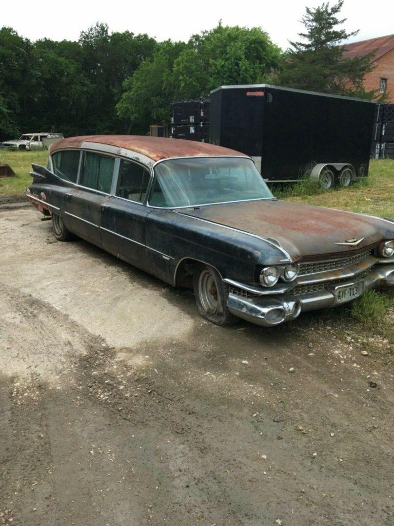 rare 1959 Cadillac Superior Royale Hearse