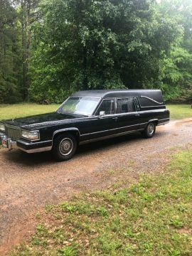 renewed 1992 Cadillac Brougham hearse for sale