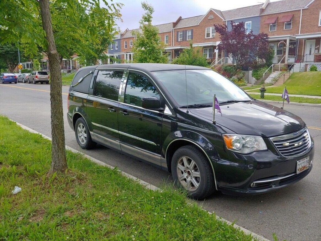 serviced 2012 Chrysler Town & Country hearse