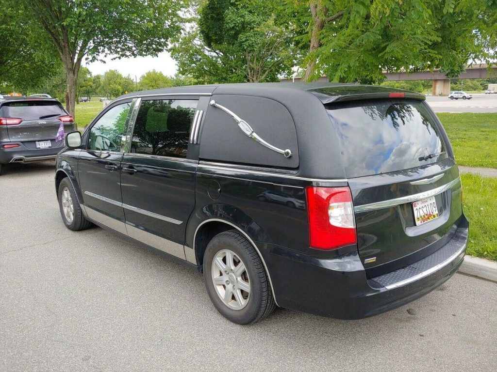 serviced 2012 Chrysler Town & Country hearse