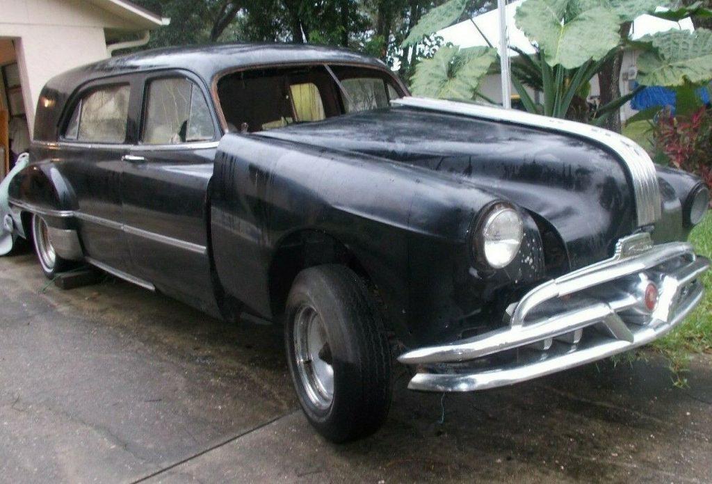 rare 1950 Pontiac hearse