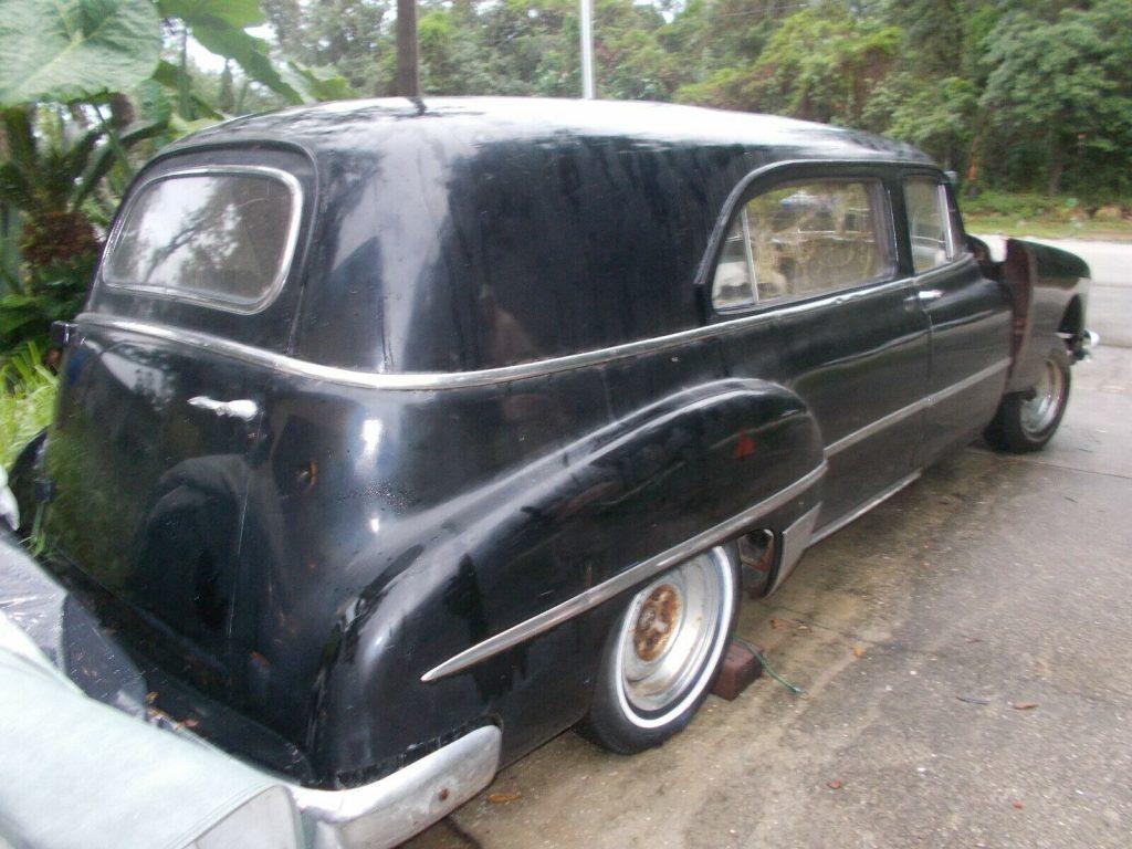 rare 1950 Pontiac hearse
