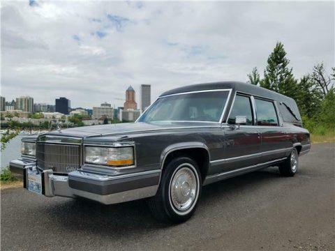 rare 1991 Cadillac Brougham hearse for sale
