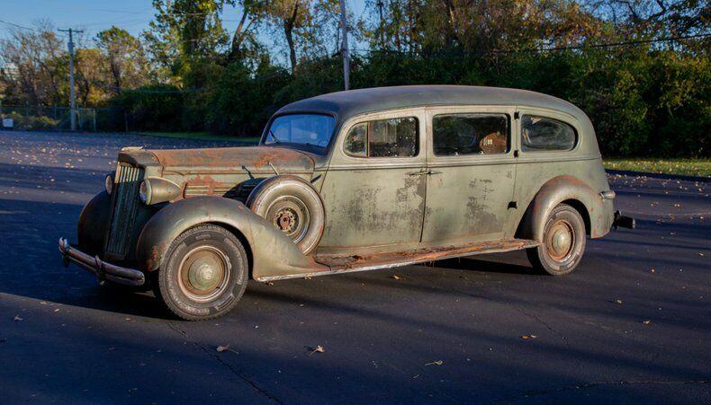 rare 1937 Packard One Twenty Hearse