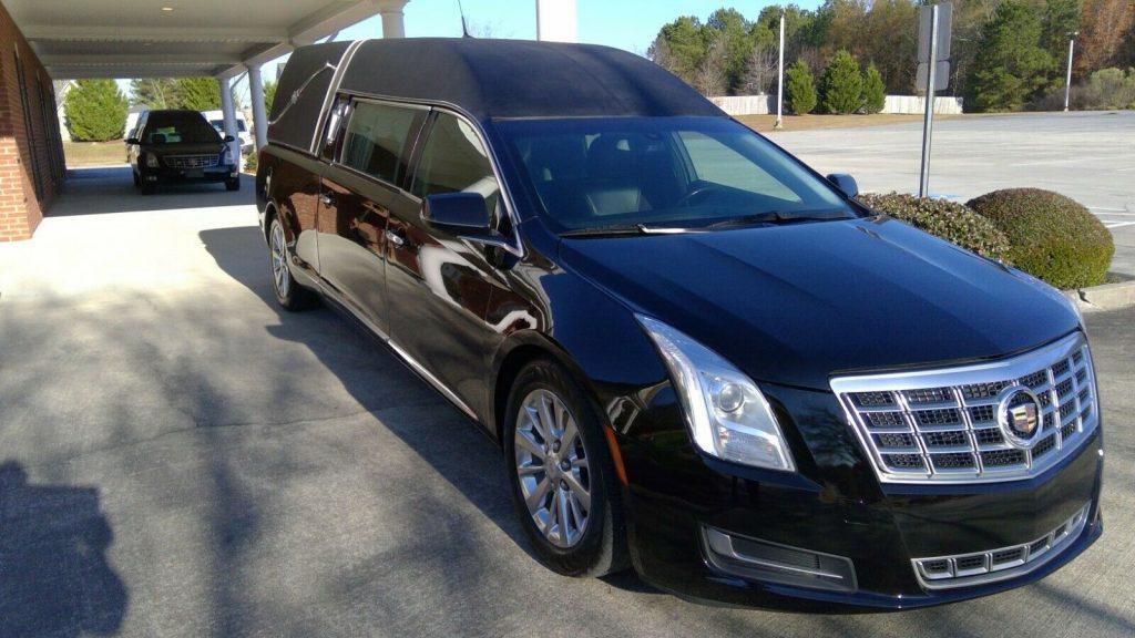 very clean 2014 Cadillac Commercial Chassis Federal hearse