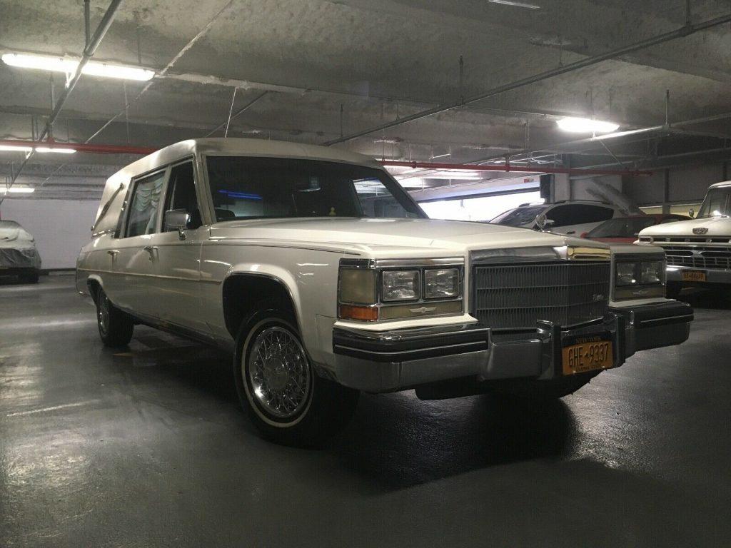great shape 1984 Cadillac Deville Funeral Coach hearse