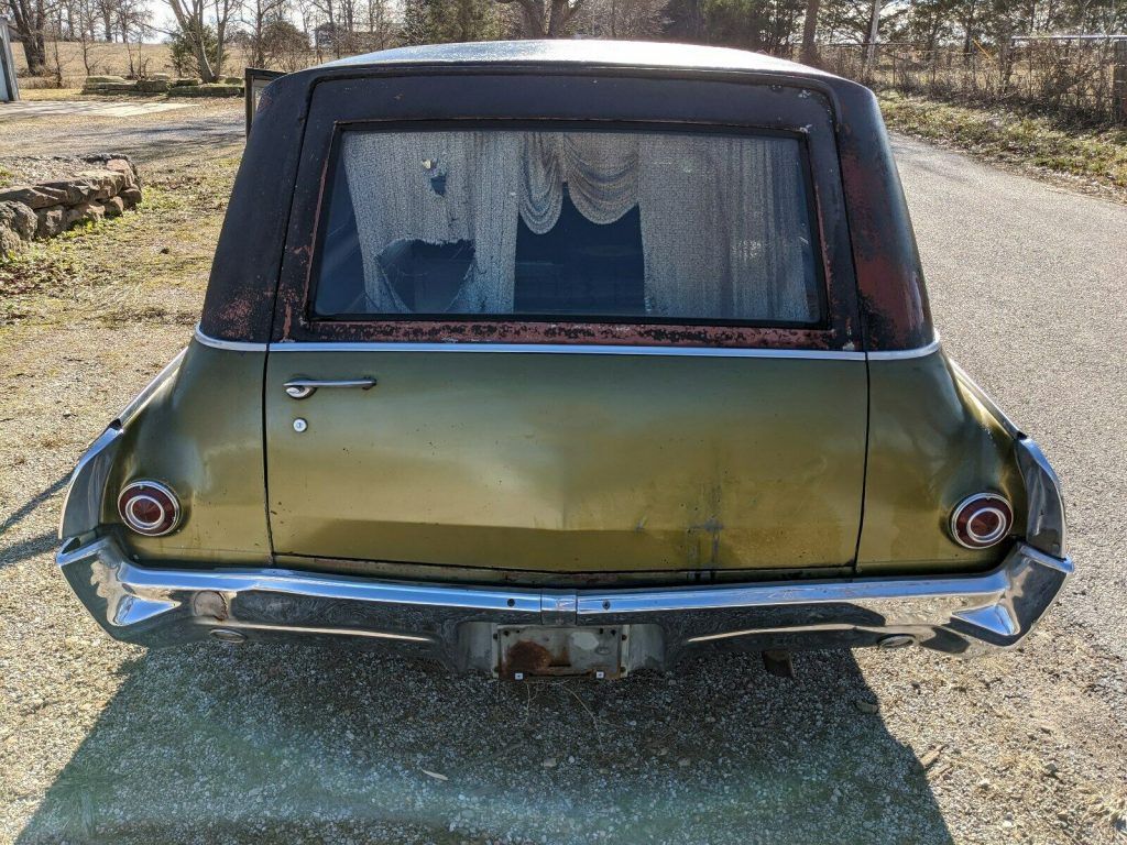 rare 1966 Pontiac Bonneville hearse