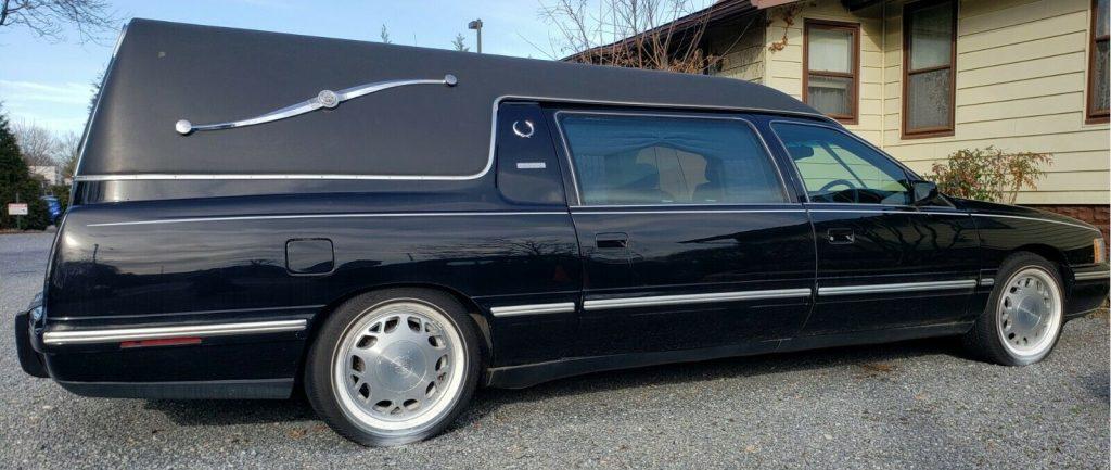 very solid 1998 Cadillac DeVille Limited Hearse