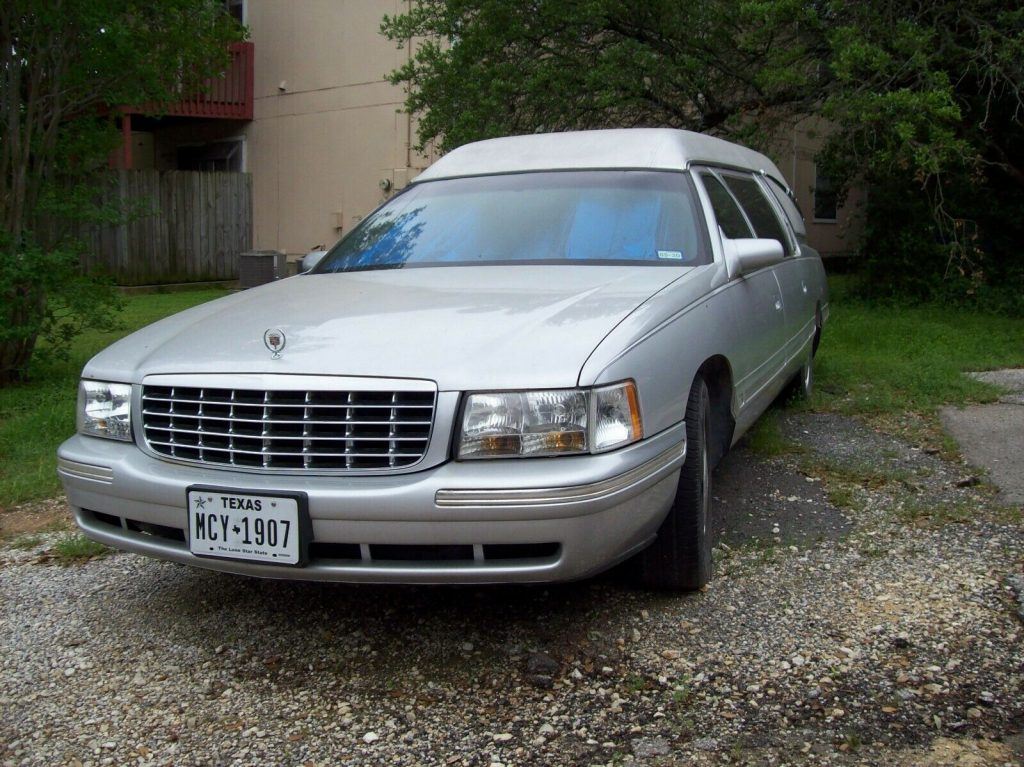 clean 1998 Cadillac Superior hearse