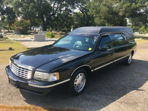 low miles 1998 Cadillac DeVille Miller Meteor hearse for sale