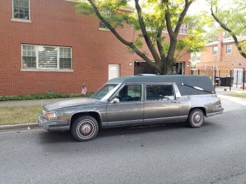 some imperfections 1986 Cadillac Deville Hearse for sale