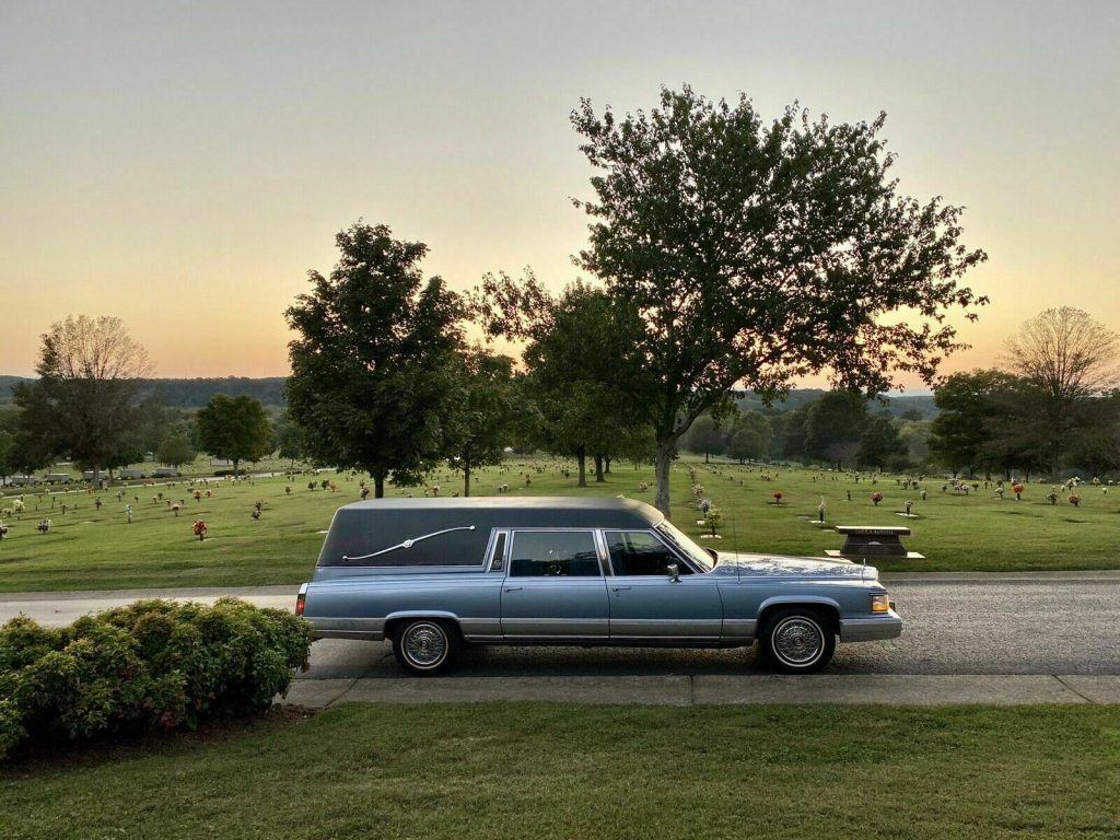 always garaged 1991 Cadillac Brougham hearse